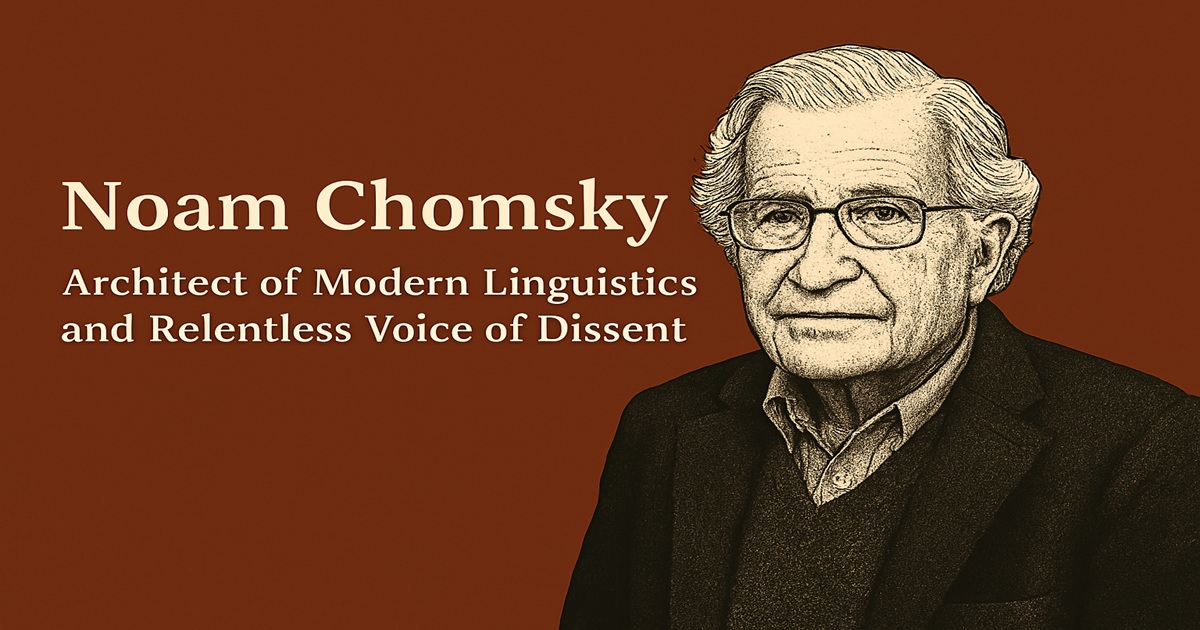 Noam Chomsky: The Revolutionary Mind Who Transformed Linguistics and Political Thought